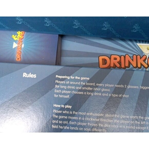 Drinkopoly The Blurriest Game Ever! Adults Only! zthe Blurriest Game Ever - Picture 4 of 14